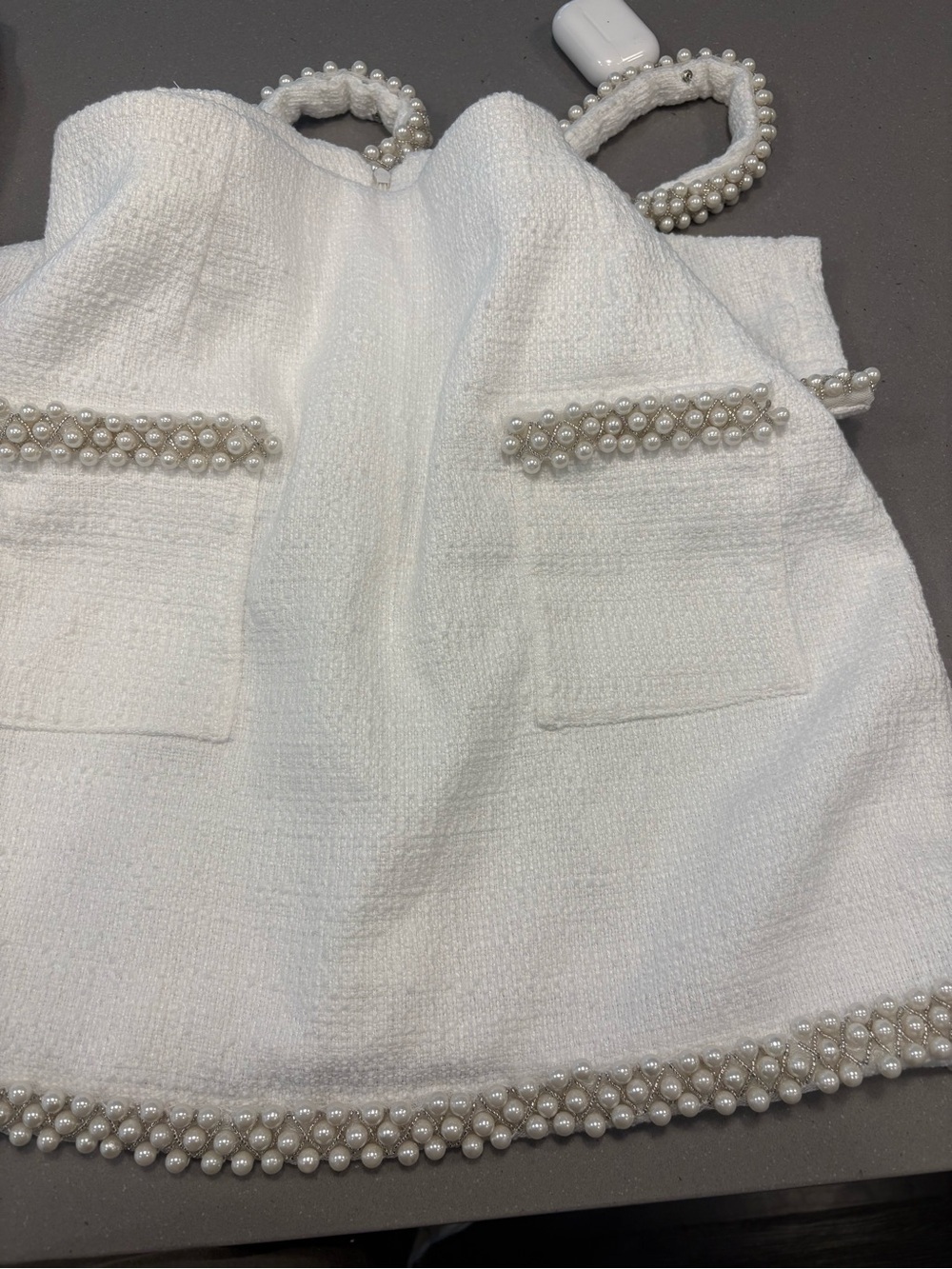 Anthropologie hutch tweed pearl SET size 12